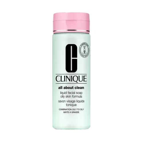 CLINIQUE all about clean liquid facial soap oily and combination skin- 200ml