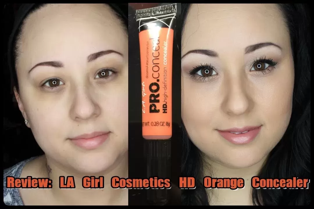 before after Corrector L.A.Girl L. A. Girl HD Pro. Concealer