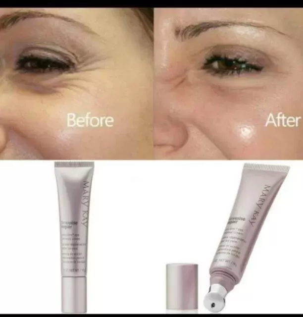 before after Eye Cream MARY KAY  TimeWise Repair Volu-Firm Eye Renewal Cream